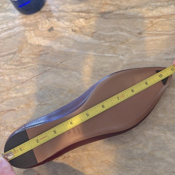 Giorgio Armani Elegant Burgundy Pebble Leather Loafers size 39.5 - Picture 7 of 7